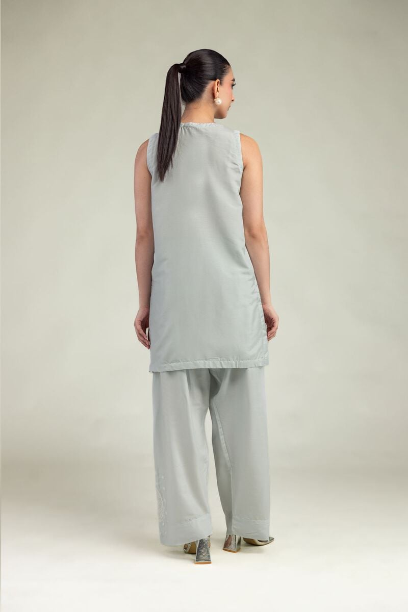 Embroidered | Arabic Lawn | Lawn Sleeveless Kurta | USD 35.00