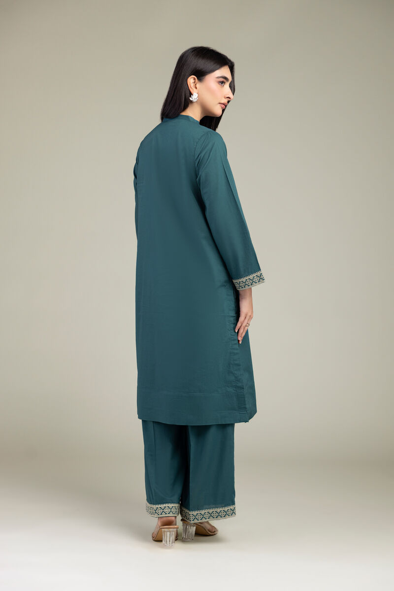 Embroidered | Cambric | V-Neck Cambric Kurta | USD 35.00