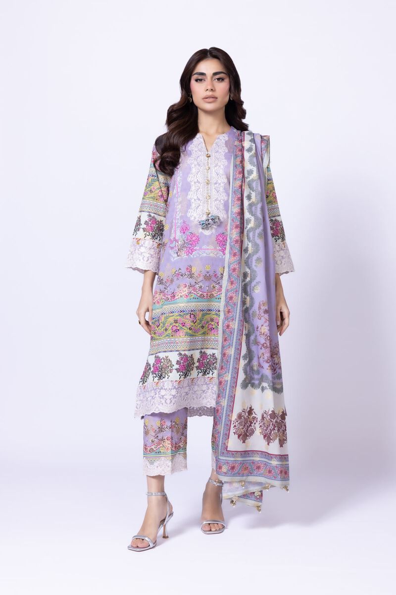 Embroidered | Cotton Polyester Broshia Jacquard | Pants | USD 9.00