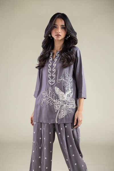 Embroidered | Viscose | Tunic | USD 40.00