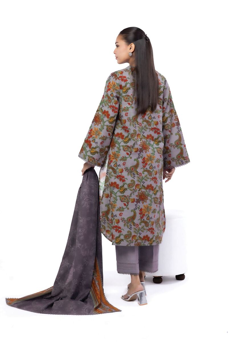 Printed | Khaddar | Tailored 3 Piece | USD 22.50