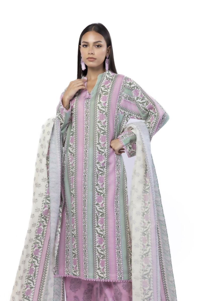 Printed | Khaddar | Tailored 3 Piece | USD 22.50