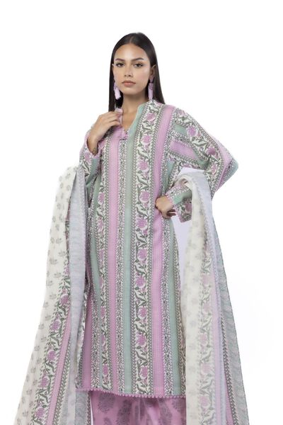 Printed | Khaddar | Tailored 3 Piece | USD 22.50