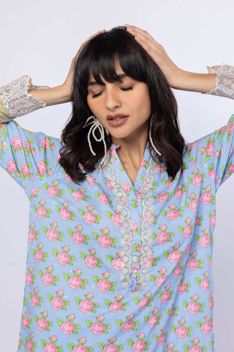 Embroidered | Crosshatch Raw Silk | Kurta | USD 40.00