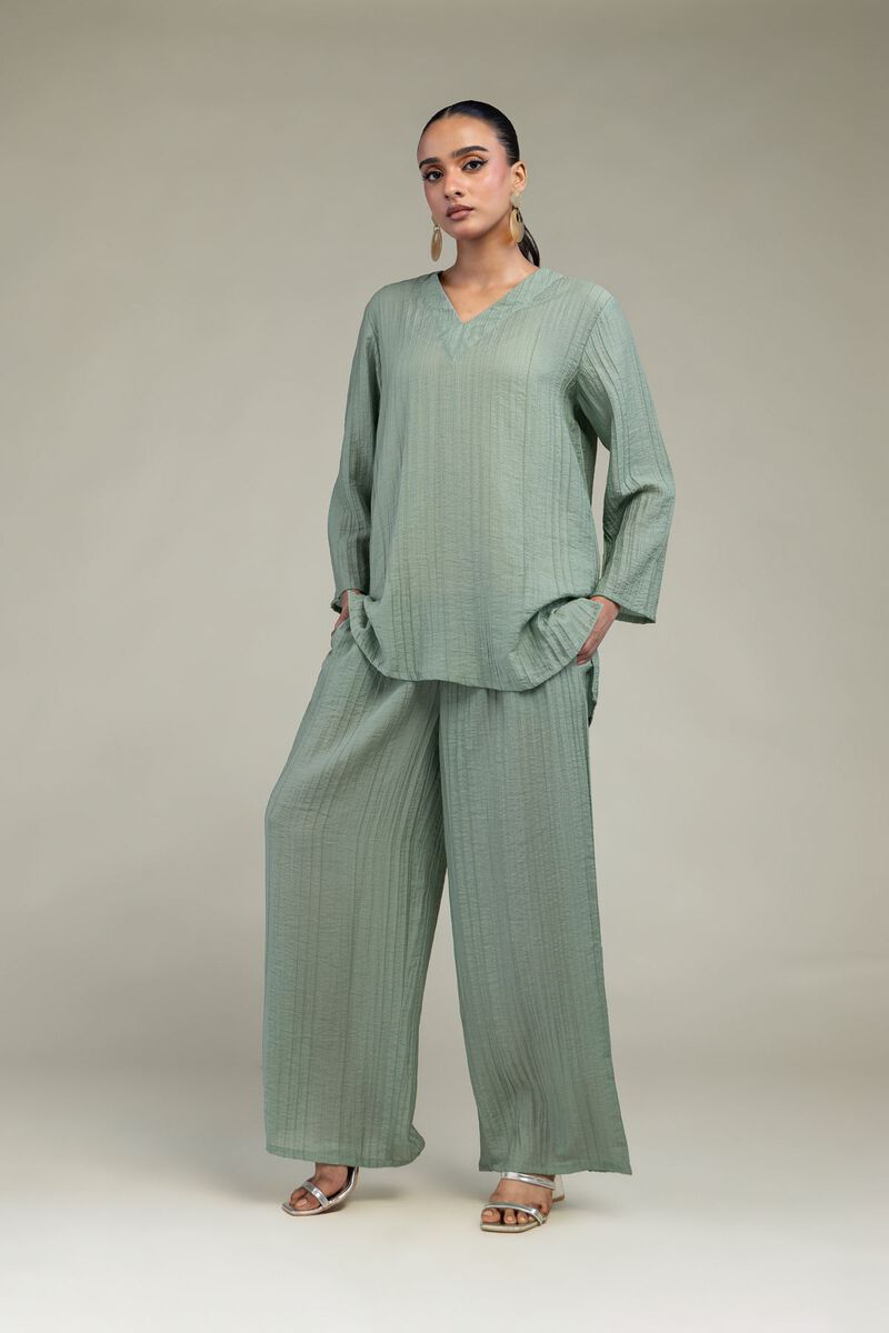 Dyed | Blended Crinkle | Solid Crinkle Shirt | USD 40.00