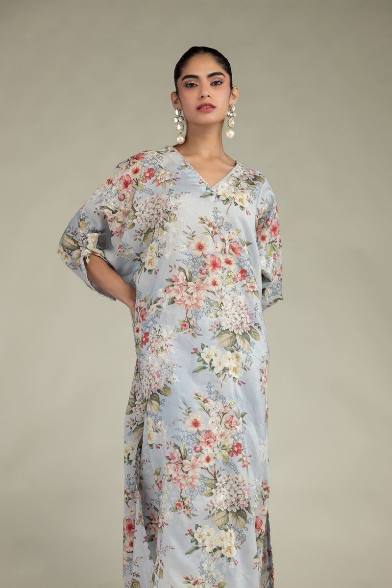Embroidered | Blended Viscose | Long Embroidered Kurta | USD 55.00