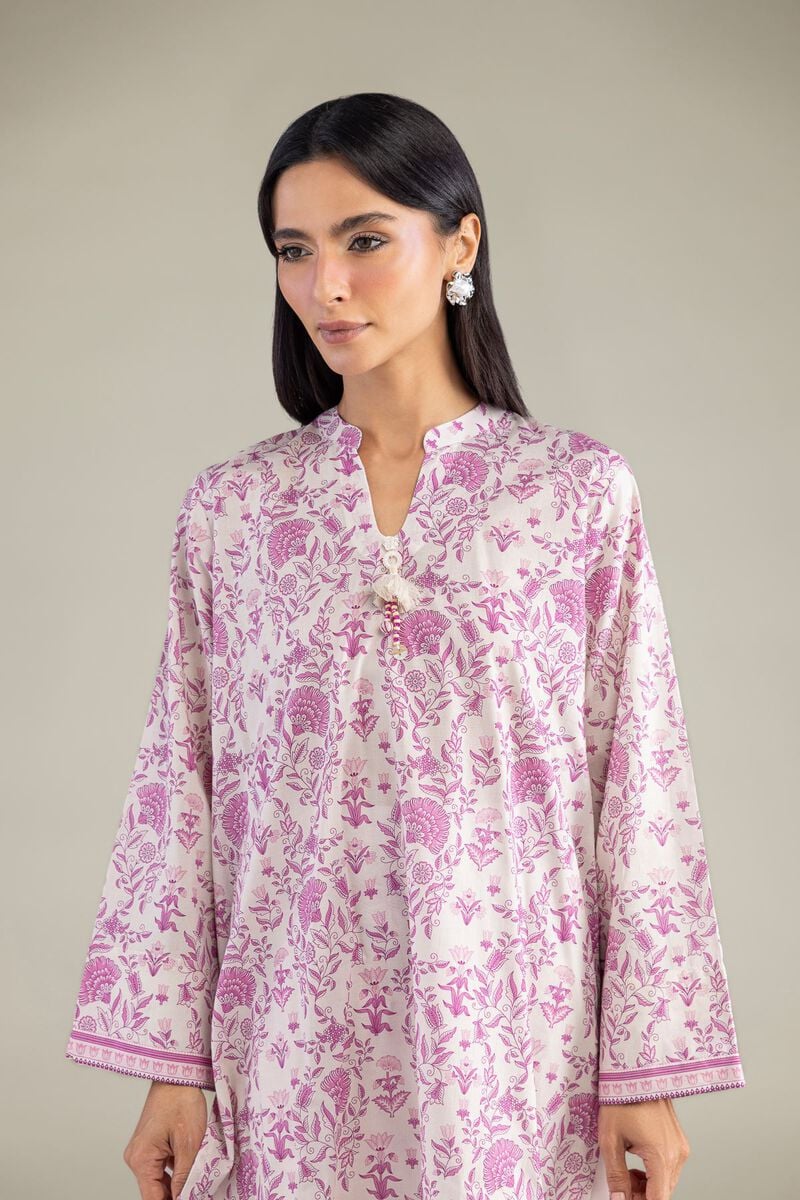 Printed | Cambric | Short Floral Kurta | USD 35.00