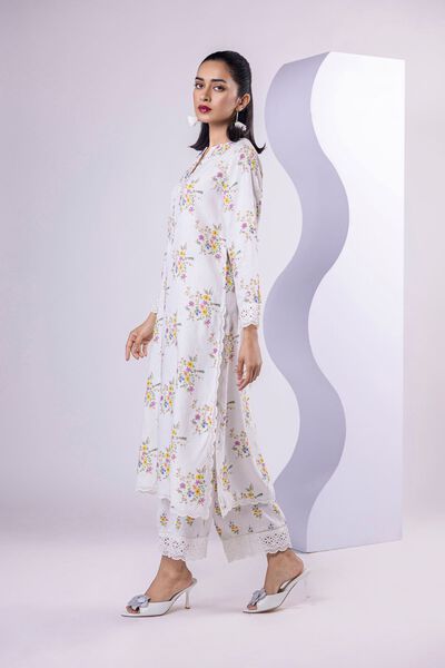 Embroidered | Russian Raw Silk | Pants | USD 25.00
