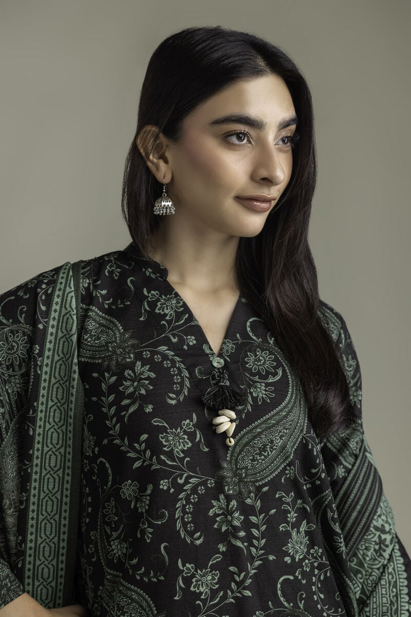 Printed | Light Khaddar | Tailored 3-Piece Set | USD 65.00