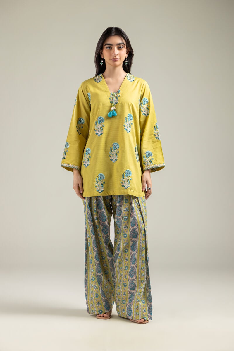 Embroidered | Mesuri | Short Floral Kurta | USD 40.00