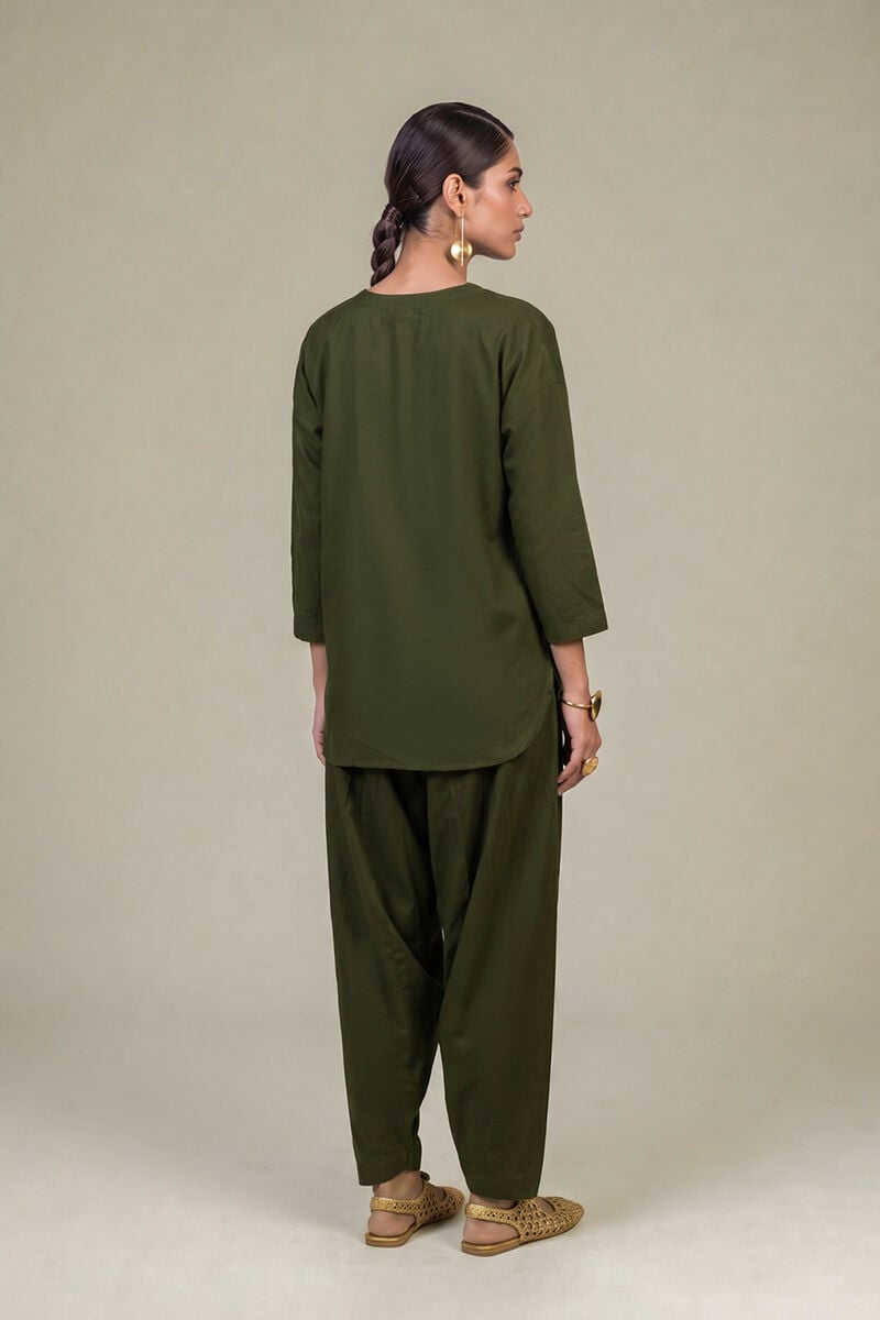 Dyed | Cotton Dobby | 2-Piece Tailored Set | USD 45.00