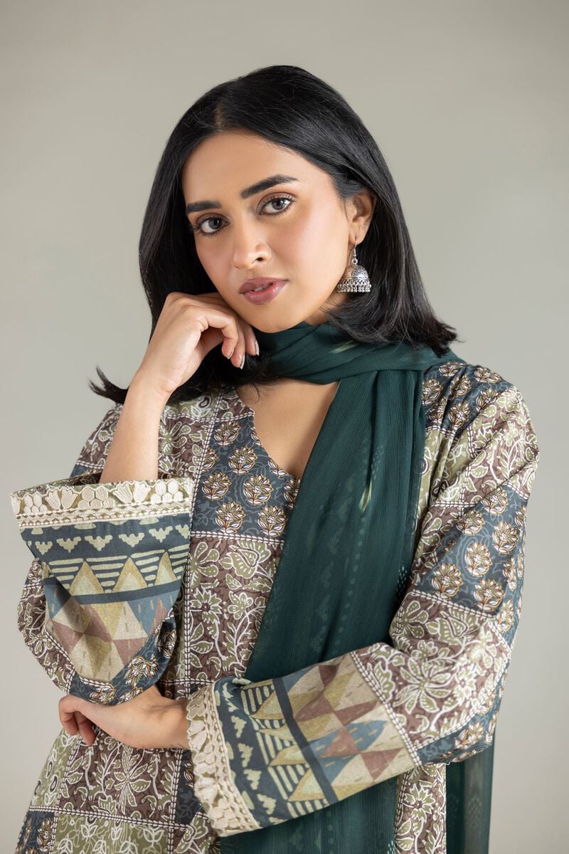 Embroidered | Lawn | Tailored Lawn Suit | USD 65.00