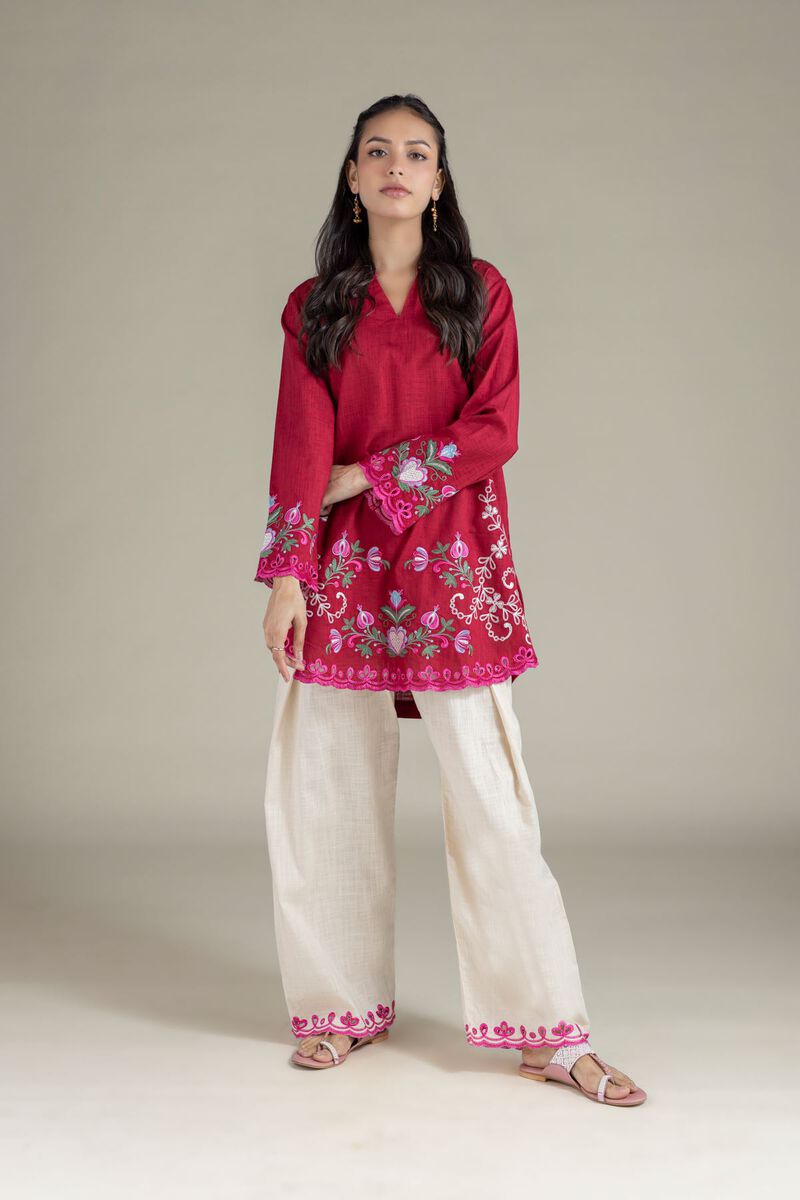 Embroidered | Heavy Textured Cotton | Shalwar | USD 25.00