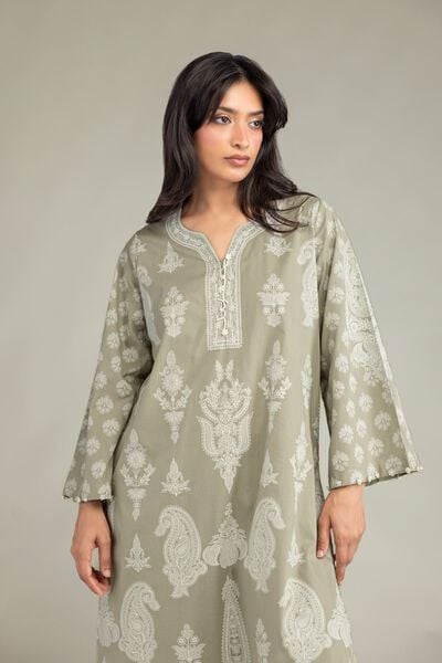 Cambric | Beige Cambric Kurta | USD 40.00