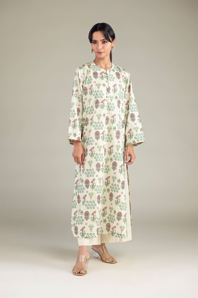 Cambric | Floral Cambric Kurta | USD 35.00