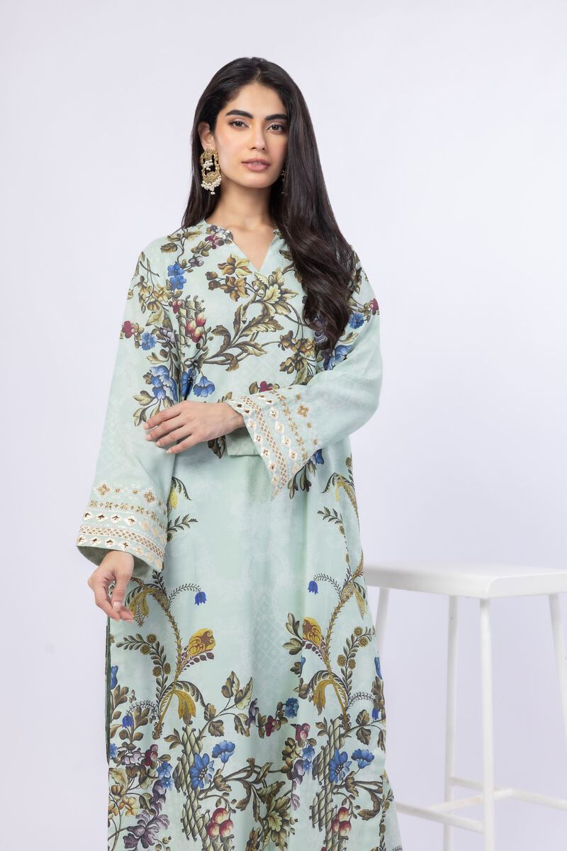 Embroidered | Russian Raw Silk | Kurta | USD 40.00