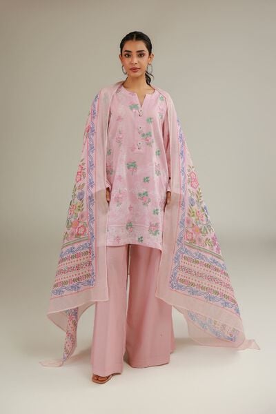 Embroidered | Cambric | Cambric Tailored 3-Piece | USD 75.00