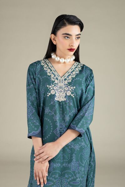 Embroidered | Raw Silk | Kurta | USD 35.00