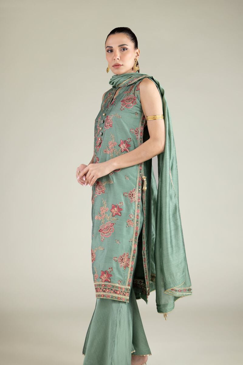 Embroidered | Cotton Net | Dupatta | USD 35.00