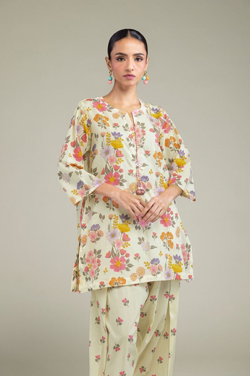 Printed | Cambric | Short Cambric Kurta | USD 30.00