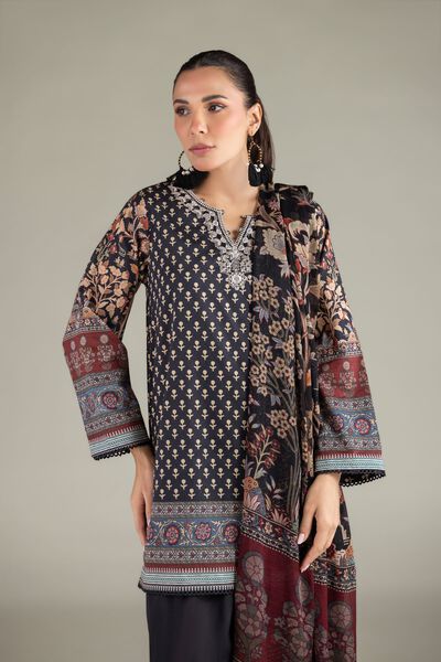 Embroidered | Cotton Dobby | Cotton Tailored 3-Piece | USD 70.00