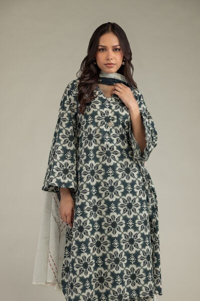Printed | Cotton Dobby | Floral Longline Kurta | USD 30.00