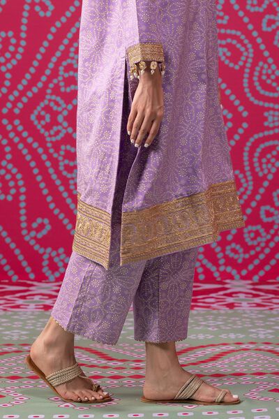Narrow Culottes, PURPLE, hi-res