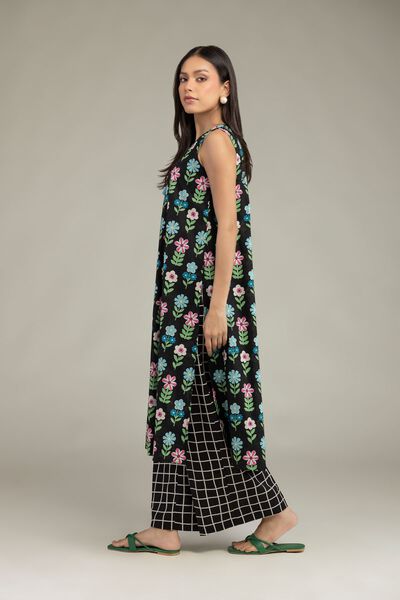 Printed | Cambric | Black Printed Pants | USD 30.00