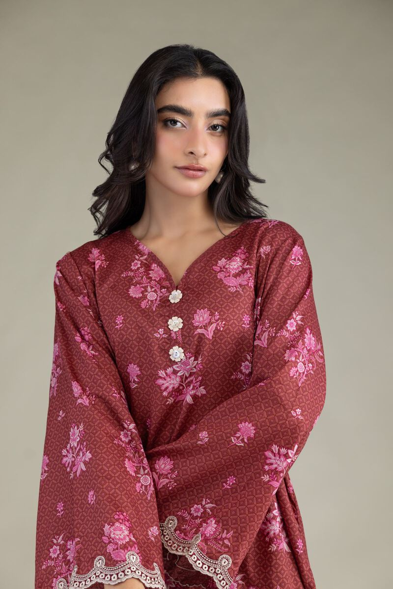 Embroidered | Cambric | Tailored 2-Piece Set | USD 45.00