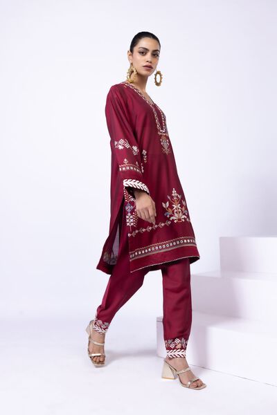 Embroidered | Raw Silk | Shalwar | USD 25.00
