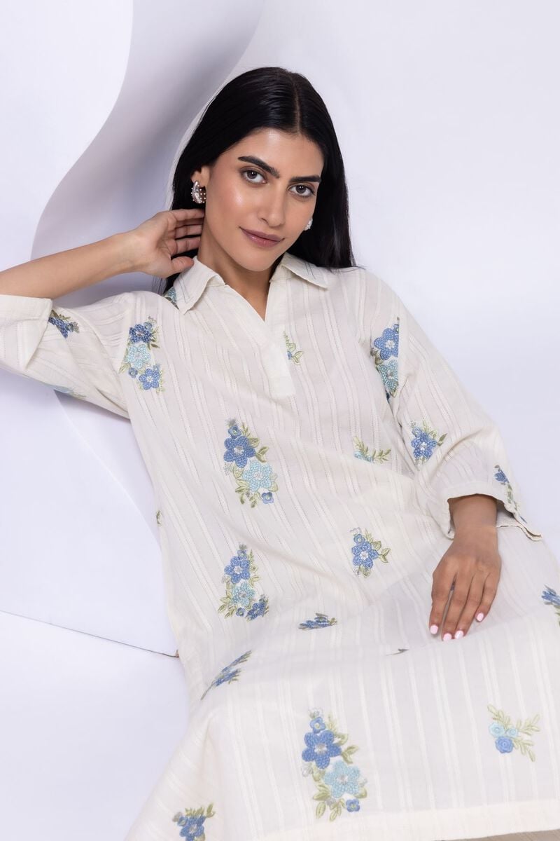 Embroidered | Leno | Kurta | USD 10.50