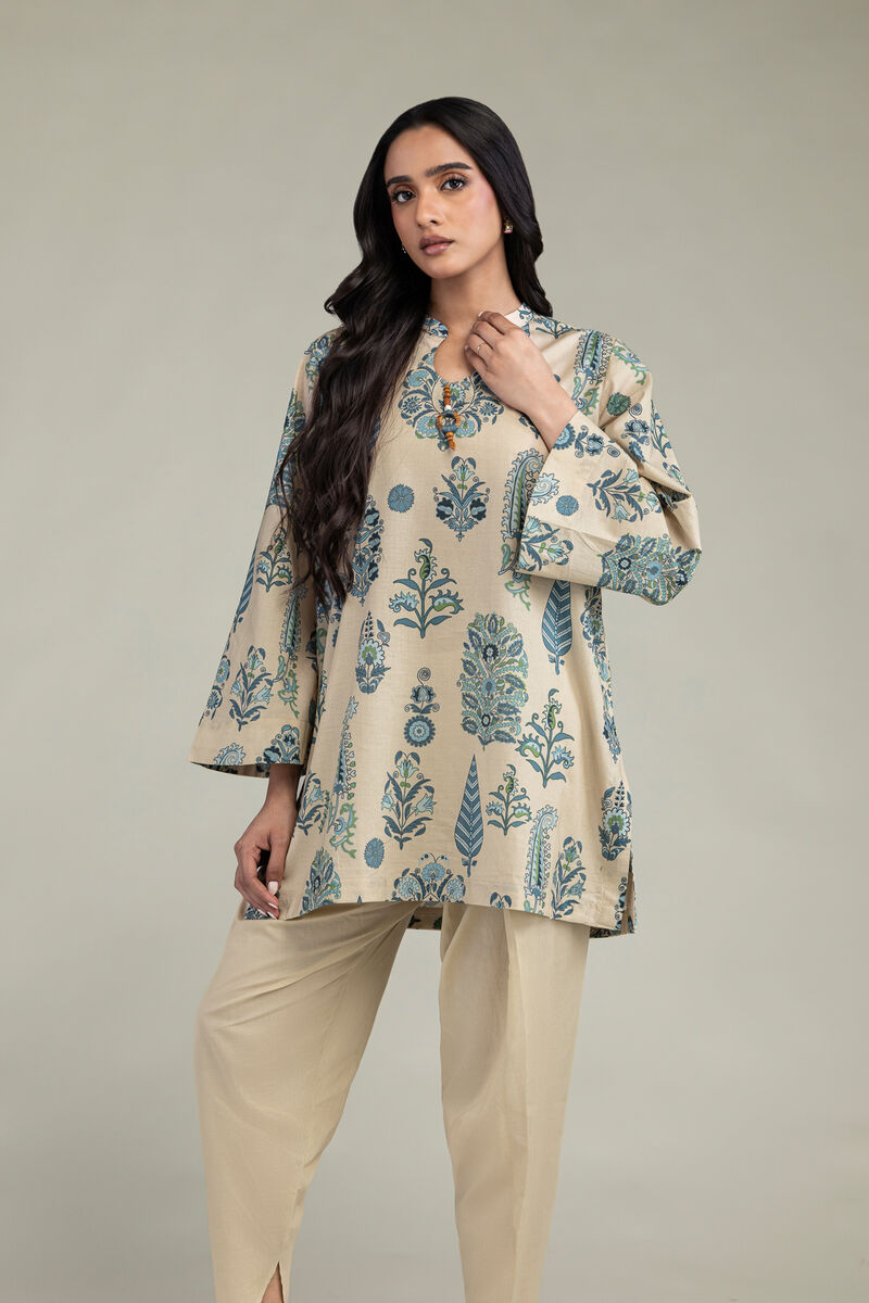 Printed | Cambric | Floral Cambric Kurta | USD 35.00