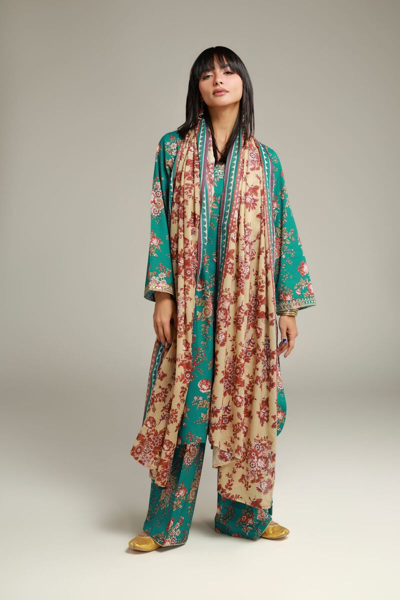 Embroidered | Lawn | Floral Lawn Dupatta | USD 25.00