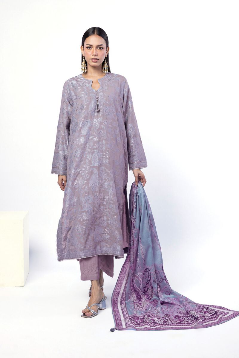 Dyed | Jacquard | Tailored 3 Piece | USD 70.00