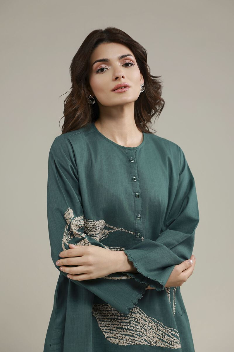 Embroidered | Heavy Textured Cotton | Kurta | USD 30.00