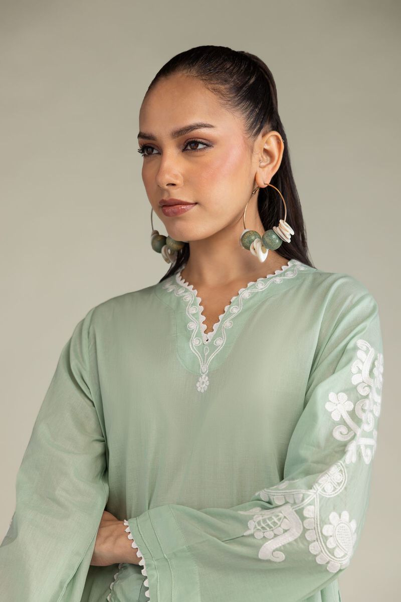 Embroidered | Cambric | Floral Cambric Kurta | USD 45.00