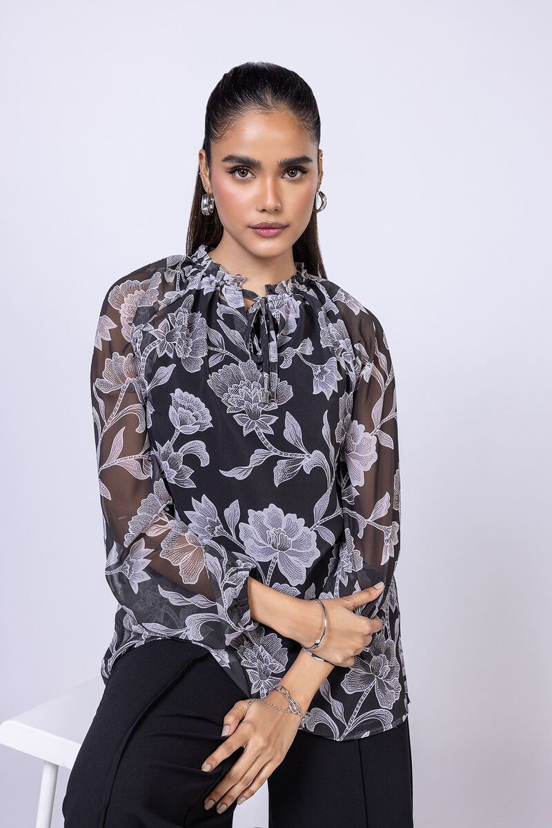 Printed | Georgette Chiffon | Blouse | USD 9.00