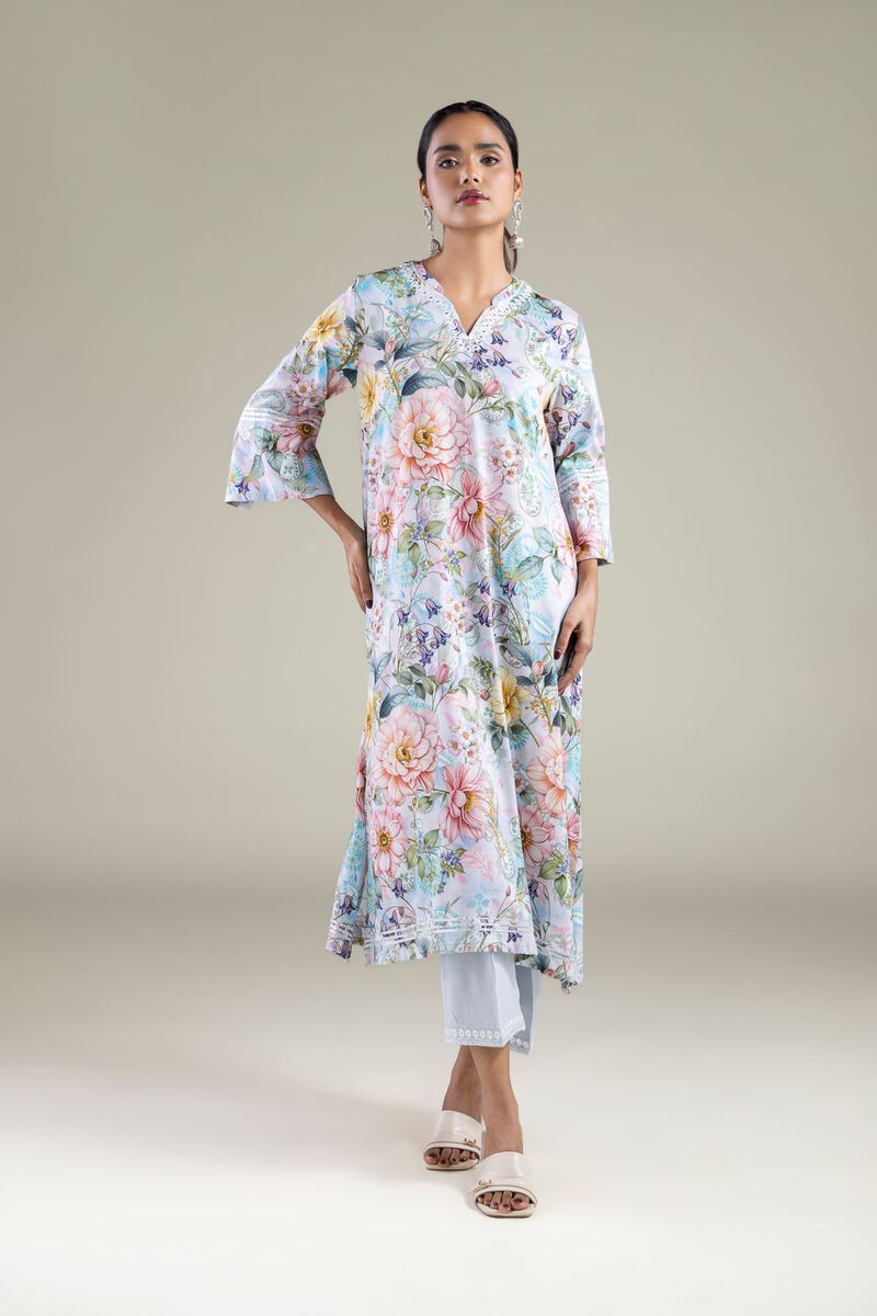 Embroidered | Viscose | Solid Regular Pants | USD 25.00