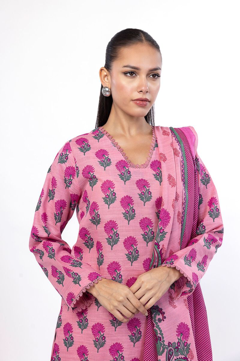 Printed | Khaddar | Tailored 3 Piece | USD 22.50