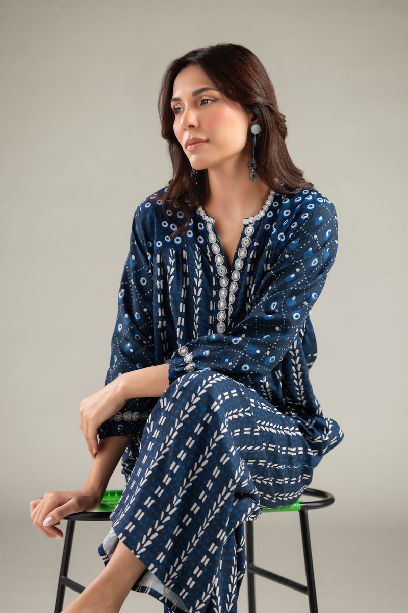 Embroidered | Viscose Crepe | Tunic | USD 40.00