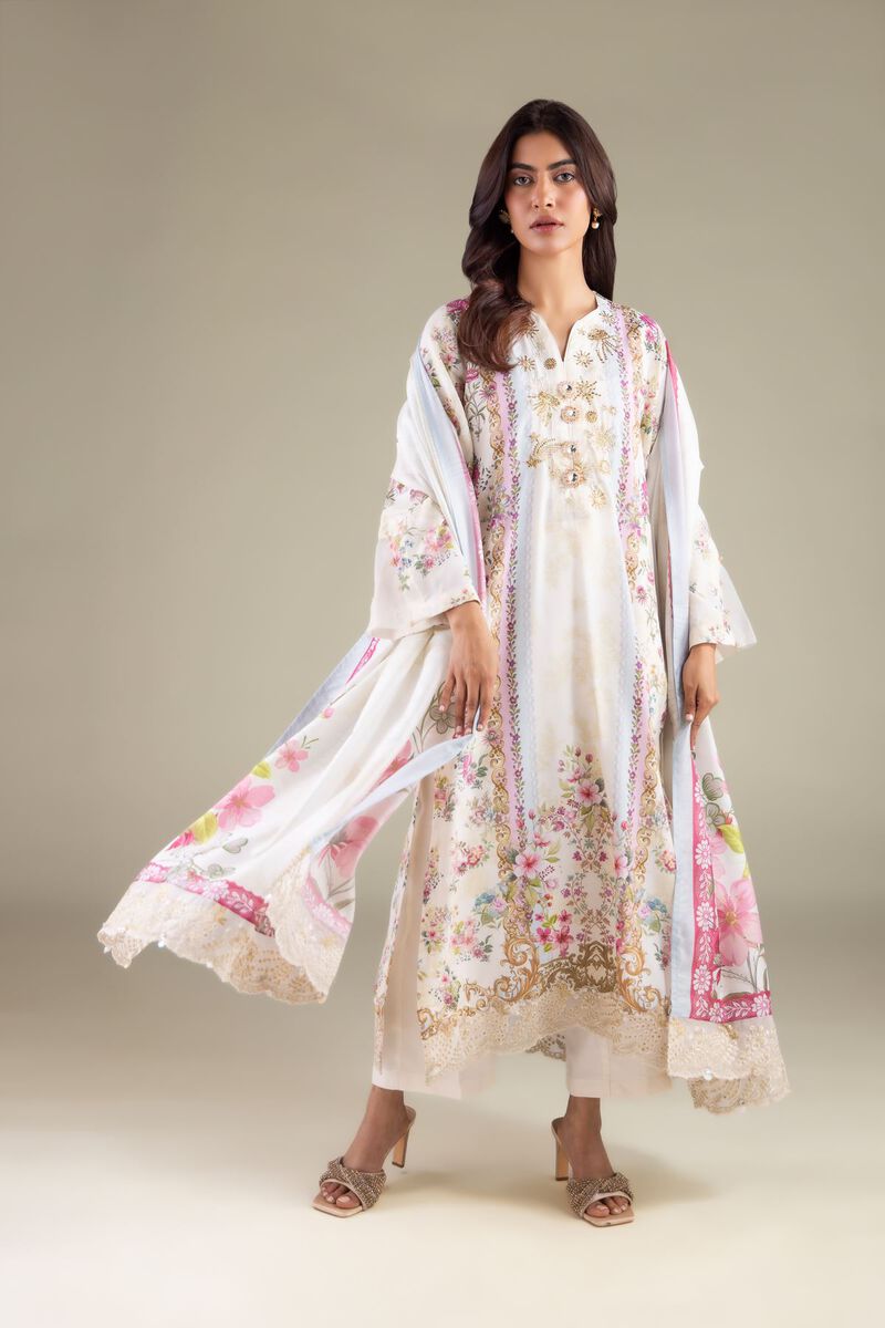 Embroidered | Polyester Silk | Dupatta | USD 40.00