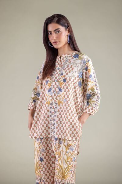 Embroidered | Textured Weave | Shirt | USD 35.00