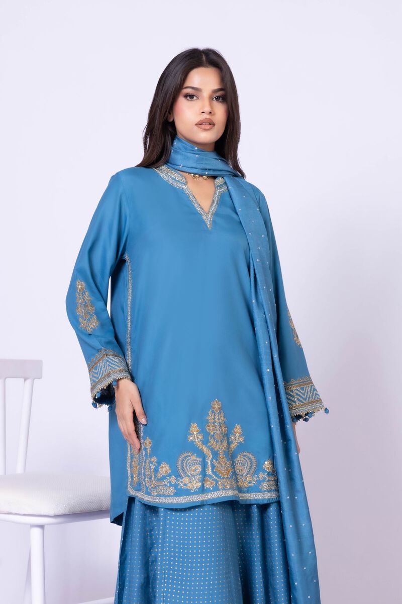 Embroidered | Viscose Oak Silk | Kurta | USD 50.00