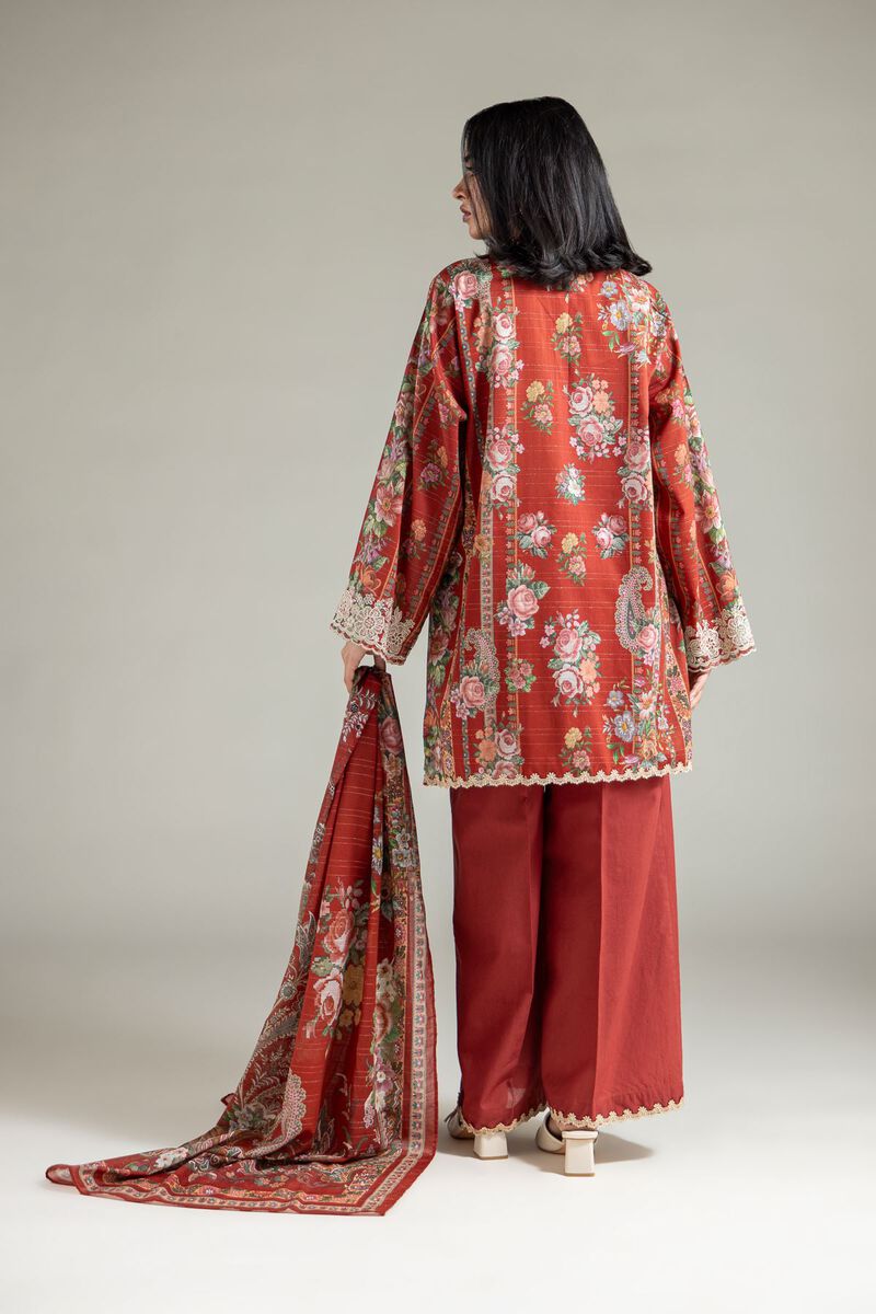 Embroidered | Mesuri | 3-Piece Tailored Set | USD 70.00