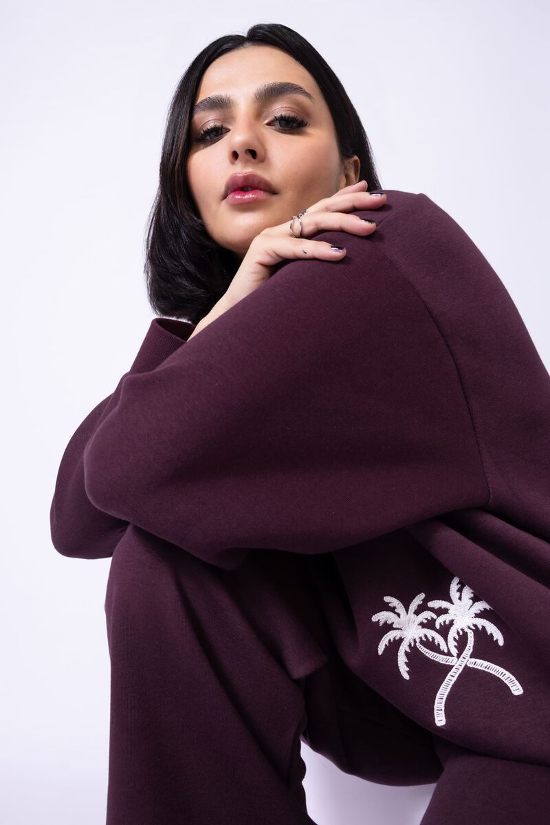Embroidered | Cotton Polyester Fleece | Sweatshirt | USD 7.50