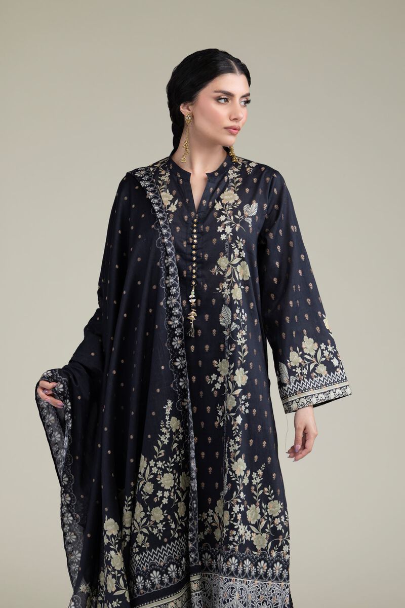 Printed | Jacquard | Tailored 3 Piece | USD 70.00