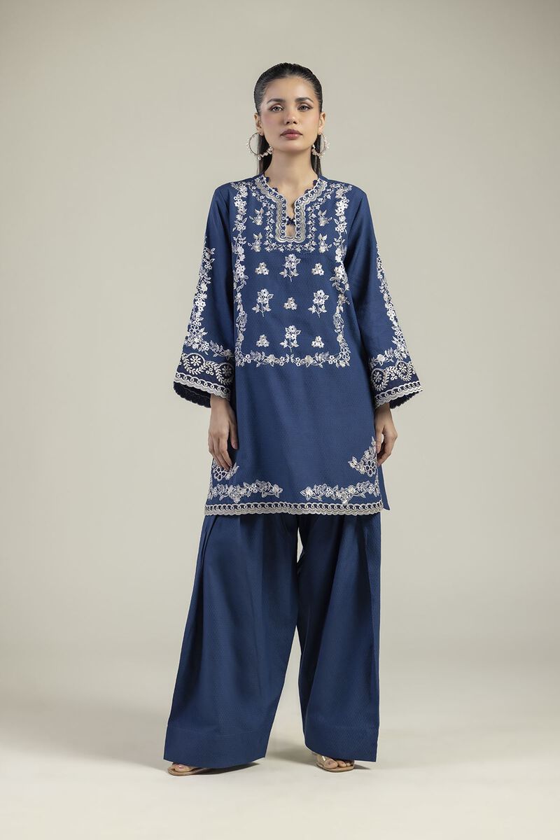 Embroidered | Cotton Dobby | Cotton Tailored Set | USD 70.00