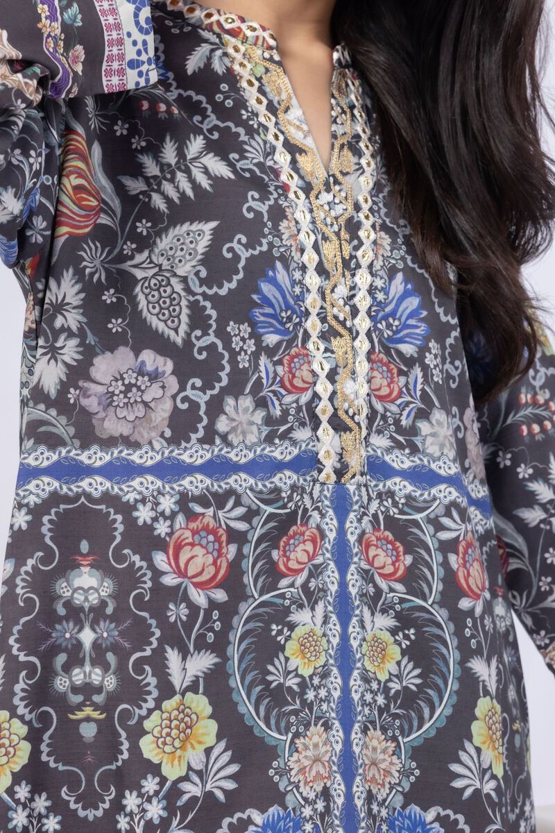 Embroidered | Russian Raw Silk | Kurta | USD 35.00