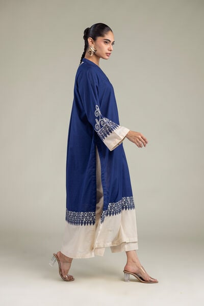 Embroidered | Cotton Dobby | Cotton Solid Pants | USD 30.00