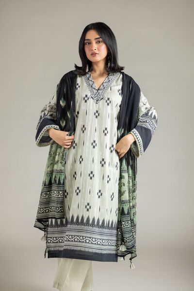 Embroidered | Lawn | Lawn 3-Piece Outfit | USD 65.00